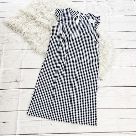 J. McLaughlin Joselyn Gingham Shift Dress 10 - Picture 2 of 7